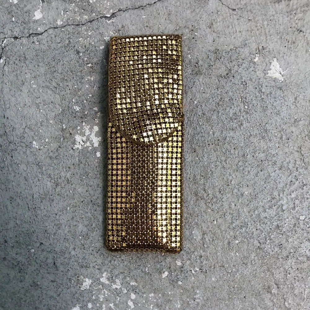Vintage Mesh Comb/lipstick case